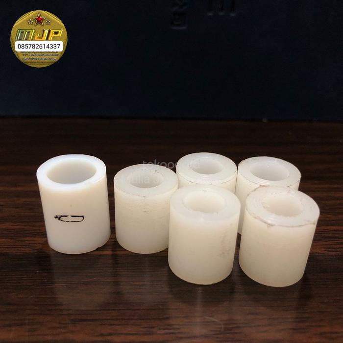 Ring Nylon putih 8mm OD 14mm x ID 8mm