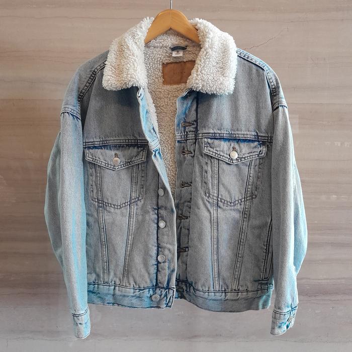 Sherpa Denim Jacket &denim H&M (NEW)