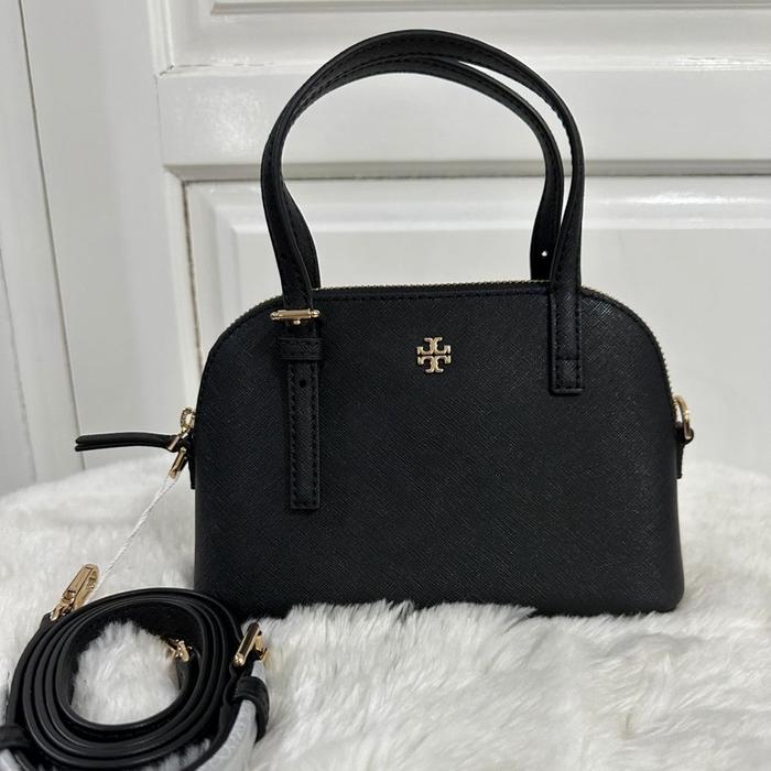 tas wanita tb emerson dome satchel black in