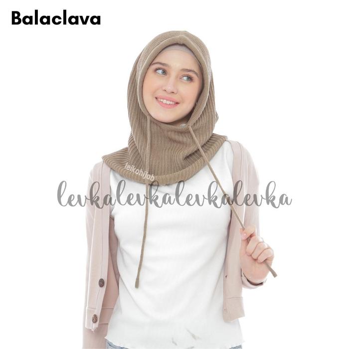 Leika - LeikaHijab - BALACKLAVA RAJUT KUPLUK WOL PREMIUM allasize