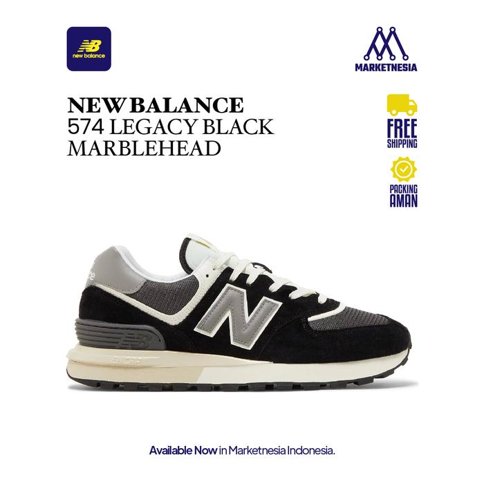 New Balance 574 Legacy Black Marblehead