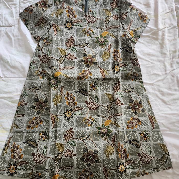 Baju Dress Batik Keris Anak Preloved