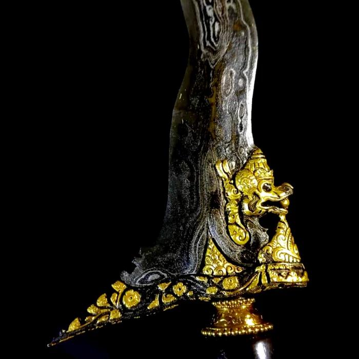 Keris Naga Siluman Kinatah Emas Pamor Segara Muncar Tangguh Amangkurat