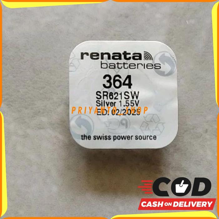 Batu Baterai Jam Tangan Casio MQ24 MQ 24 Batre Renata 364 original