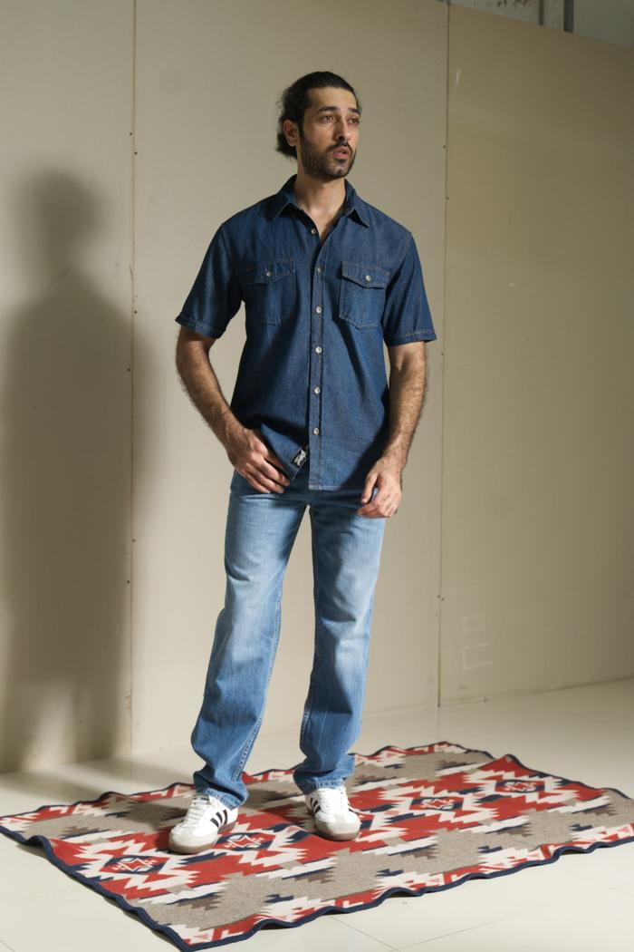 Lea Jeans Original Orange Label Regular Fit Hand-Sanding Light Indigo 606.17.65