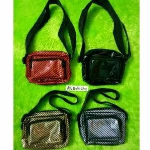 Tas Slempang Carbon Biker. Waistbag Mini Carbon