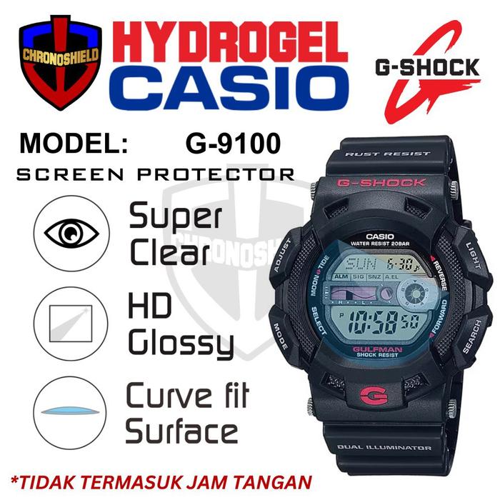 Anti Gores Jam Casio G-Shock Gulfman G-9100 G9100 G 9100 Antigores Hydrogel