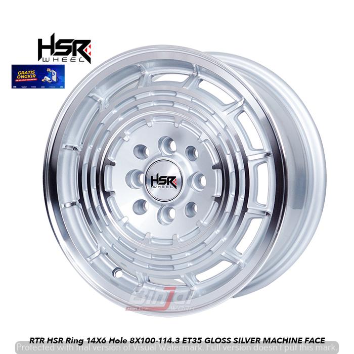 Velg racing ring 14 mobil avanza xenia evalia kijang kapsul RTR HSR R14