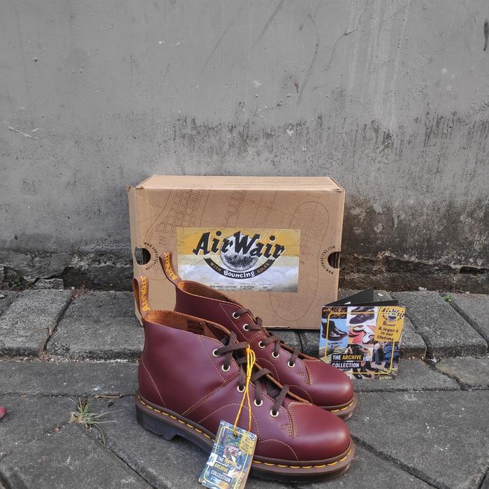 dr. martens Church Monkey boots oxblood not docmart solovair Drmartens BNIB Brand New