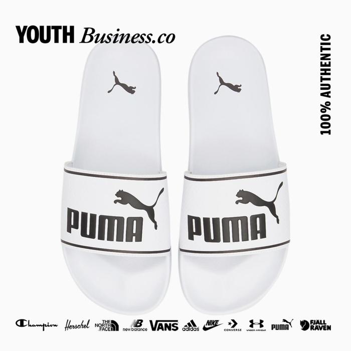 Puma Leadcat 2.0 Sandals slide White Black 100%original