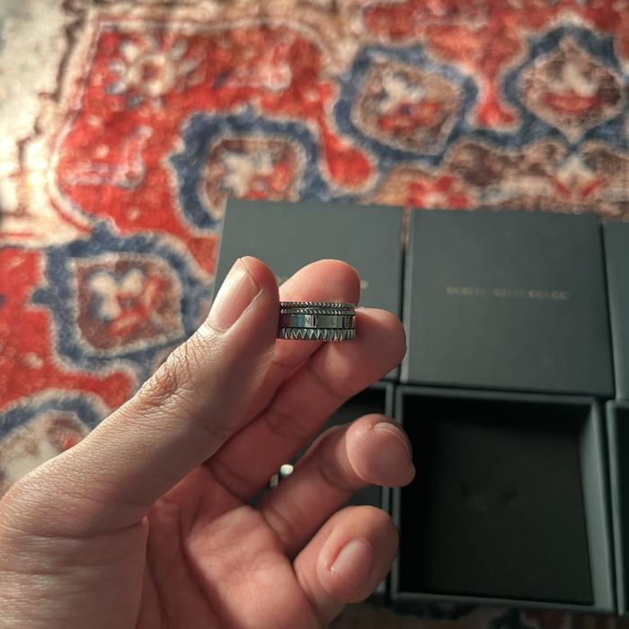 Daniel Wellington Elevation Ring Silver EU 48 Original With Box Preloved