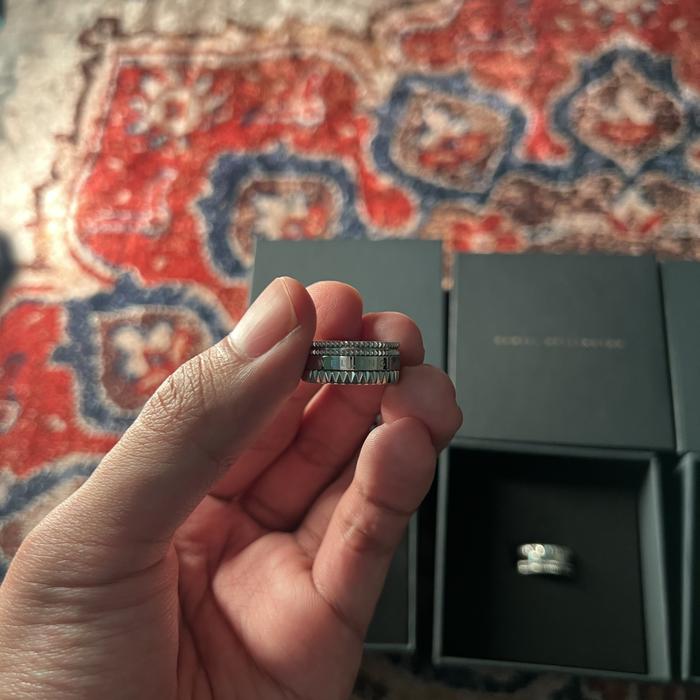 Daniel Wellington Elevation Ring Silver EU 50 Original With Box Preloved