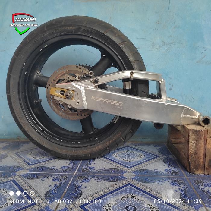 swing arm ninja 250R Fi velg ZX6R velg moge PNP ninja 250fi/carbu