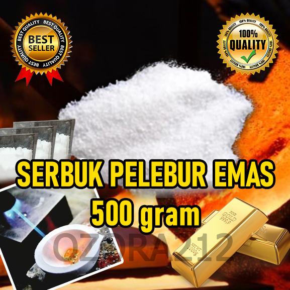 Bahan Pelebur Logam Emas Perak 500 gram