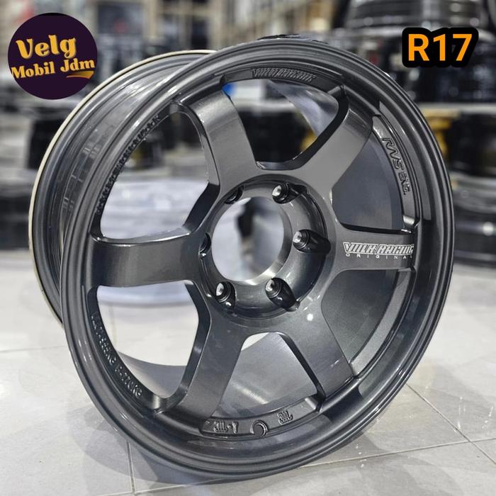 velg racing 17 TE37 PROGRESIVE R17 velg mobil Pajero Fortuner Triton
