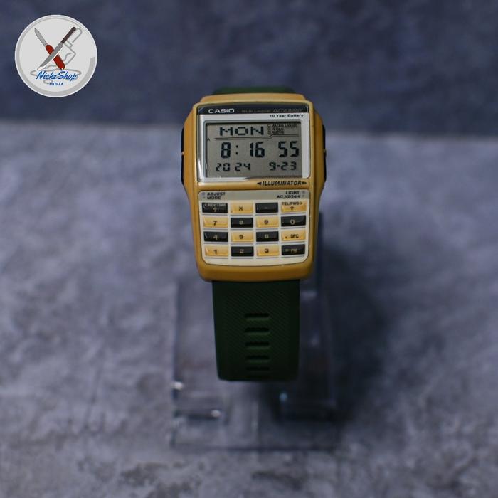 Jam Tangan Arloji Casio Kalkulator DBC-32 Data Bank Mondo Style Original Rare item Mantap
