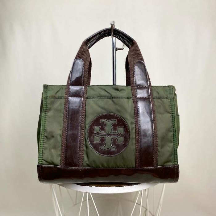 Tas handbag T0RY BURCH ORIGINAL GREEN