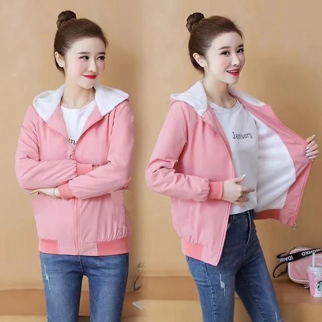 jaket mantel bulu wanita / jaket musim salju