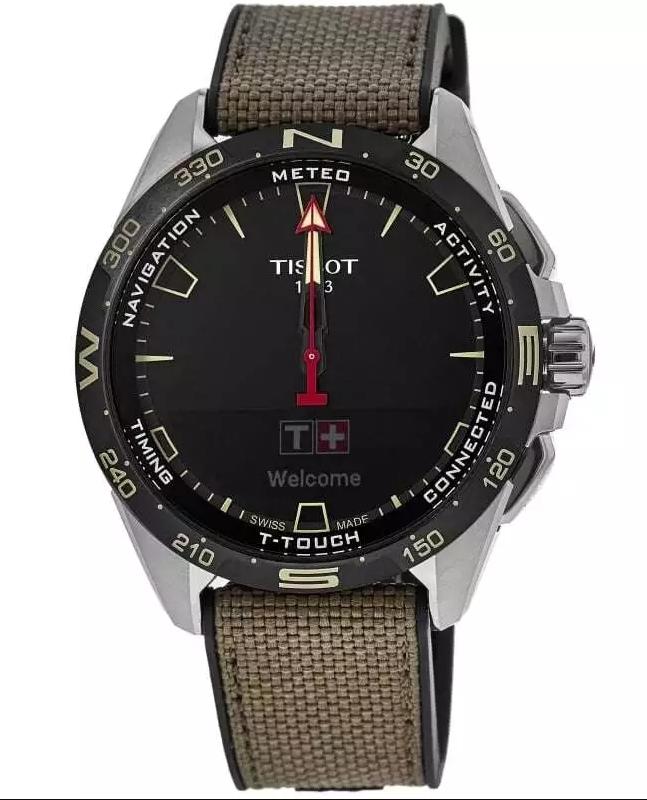 Tissot T-Touch Connected Solar Black Beige Mulus Seperti Baru