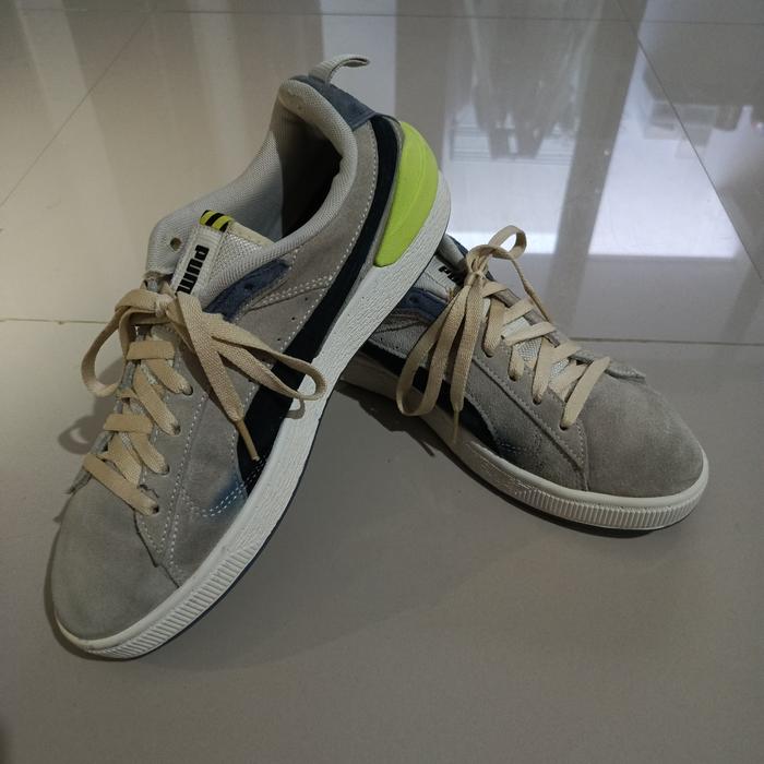 Puma Suede bloc ivory sz 41 insole 26cm