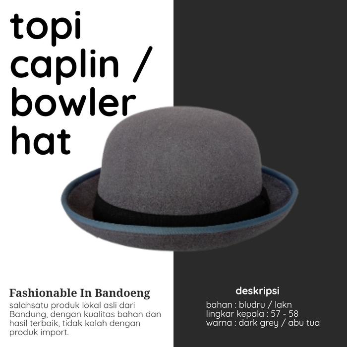 topi caplin beludru laken premium