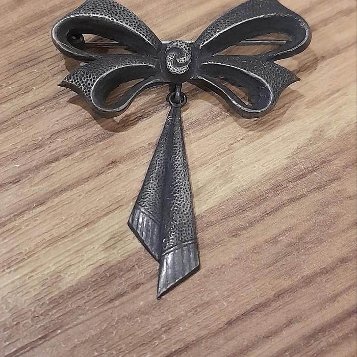 Bros Ribbon Vintage Perak Bakar 800 Barang Unik Antik Lawas Kuno Jadul Langka Limited
