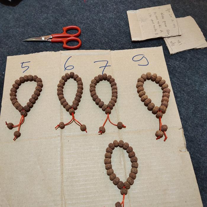 GELANG JENITRI RUDRAKSHA MUKHI 6( 1 PCS)..MUKHI 7 ( 2PCS) ..MUKHI 5 ( 1 PCS)..MUKHI 9 ( 1 PCS)
