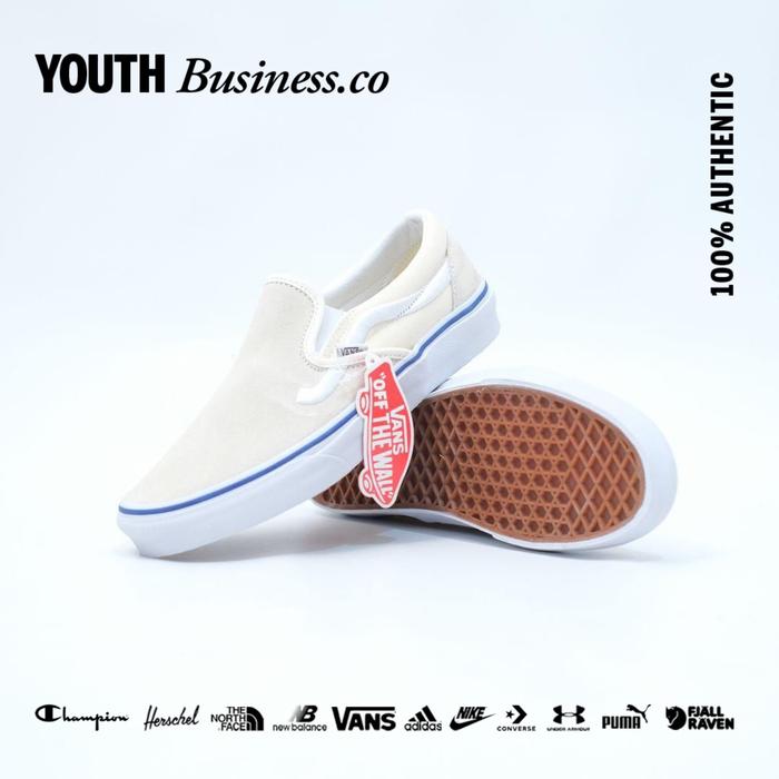 Vans Slip On Side Stripe White BNIB
