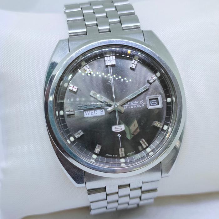 Seiko 5 japan vintage watch 6119 automatic full original jam tangan antik seiko5 lawas arloji klasik