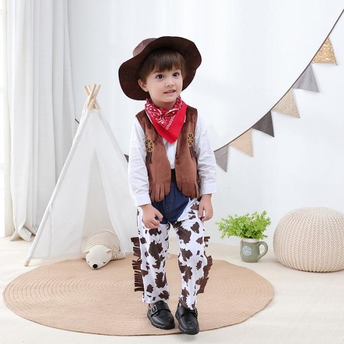 BAJU KOSTUM BAYI KOBOI / KOSTUM BABY COWBOY / BAJU KOBOI ANAK - ANAK