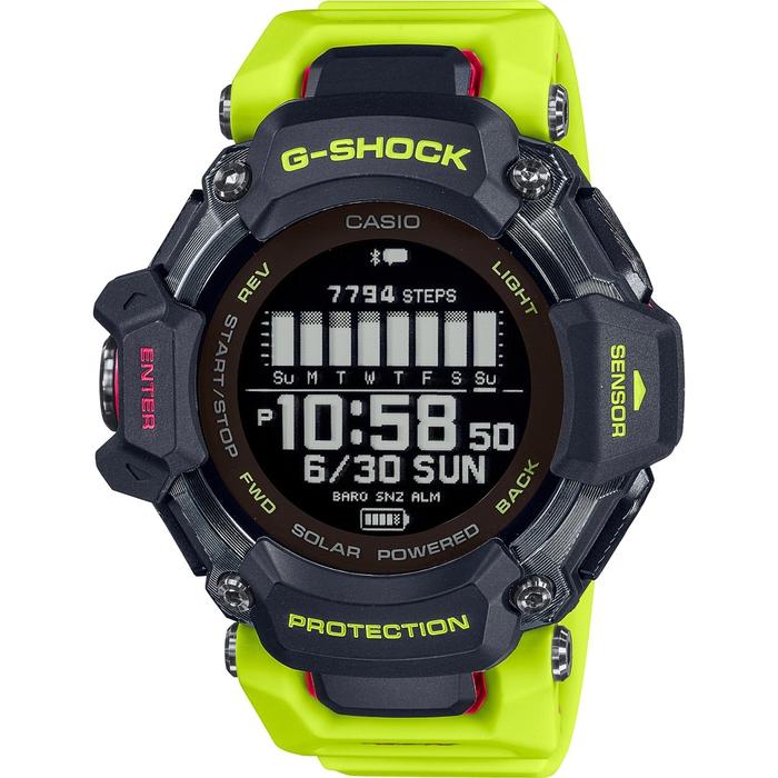 SWISS Import Jam Tangan Pria Original G-Shock G-Squad GPS Bluetooth Smart HR | GBD-H2000-1A9ER