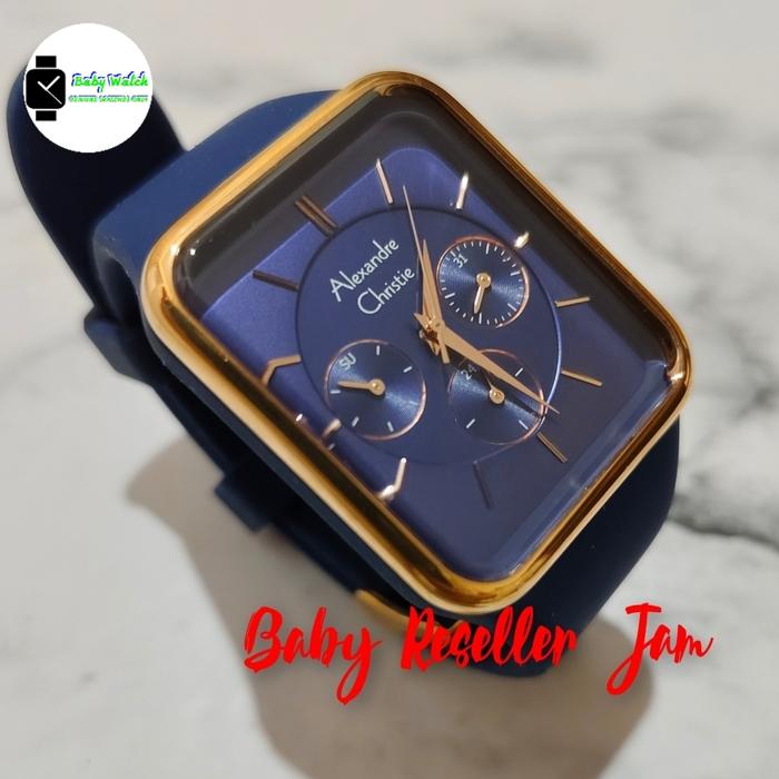 Jam Tangan Wanita Alexandre Christie AC2744 AC 2744 Biru Original