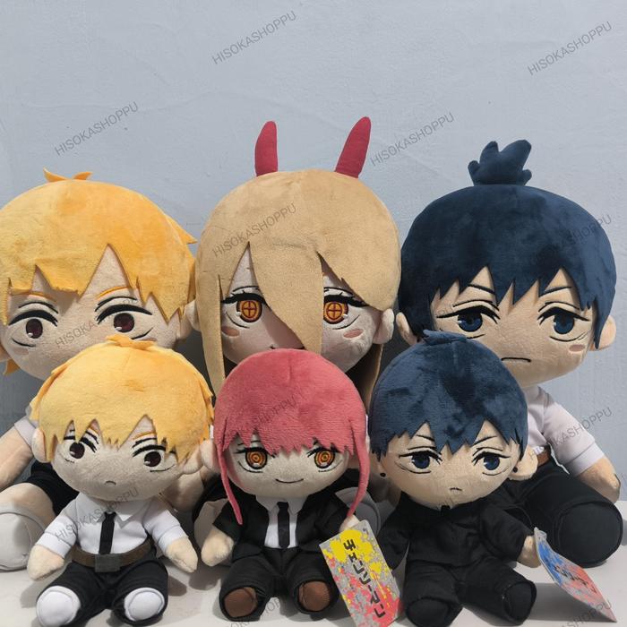 [CSM] Boneka Anime Yurugao Big & Mini Taito Power Makima Denji Aki Chainsaw Man.
