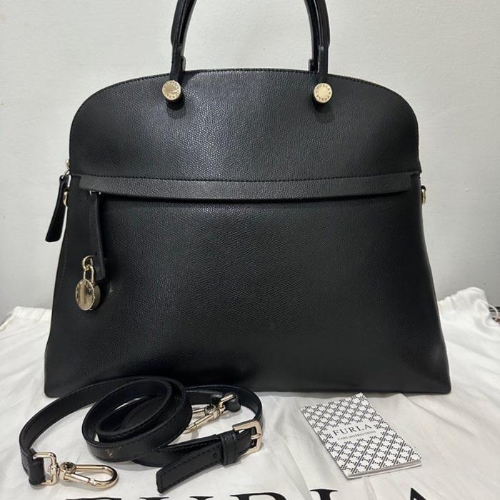 Furla Piper Large Bag - Black SUPER MINT CONDITION