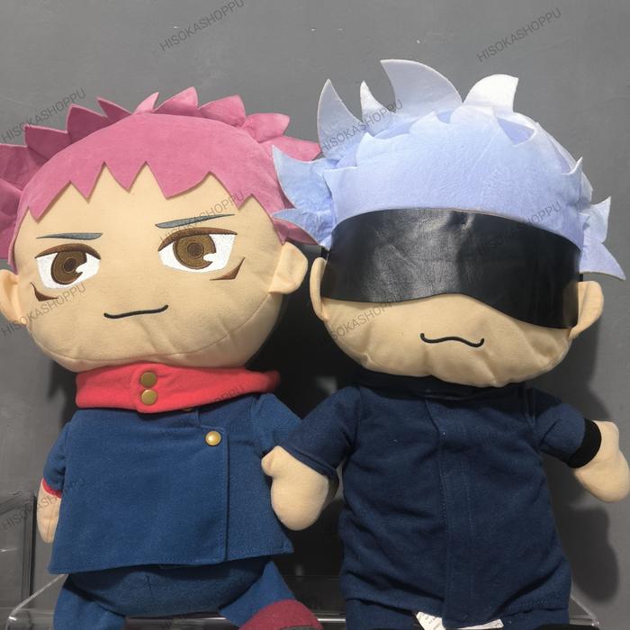 [JJK] Boneka Big Jumbo Satoru Gojo Itadori Yuji Jujutsu Kaisen Kyodai Pea Nuigurumi