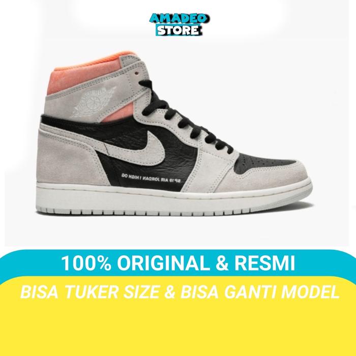 Air Jordan 1 Retro High OG Neutral Grey Hyper Crimson