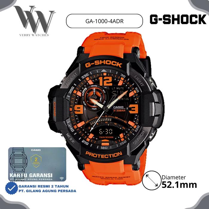 Jam Tangan G-Shock GA-1000-4ADR original & Garansi Resmi