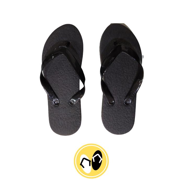 Grosir 6 pasang Sky Way J-PIT Japit Black / Jepit Black sandal jepit pria