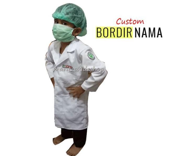 Baju / Seragam Kostum Profesi Anak Perawat Jas Lab Laboratorium