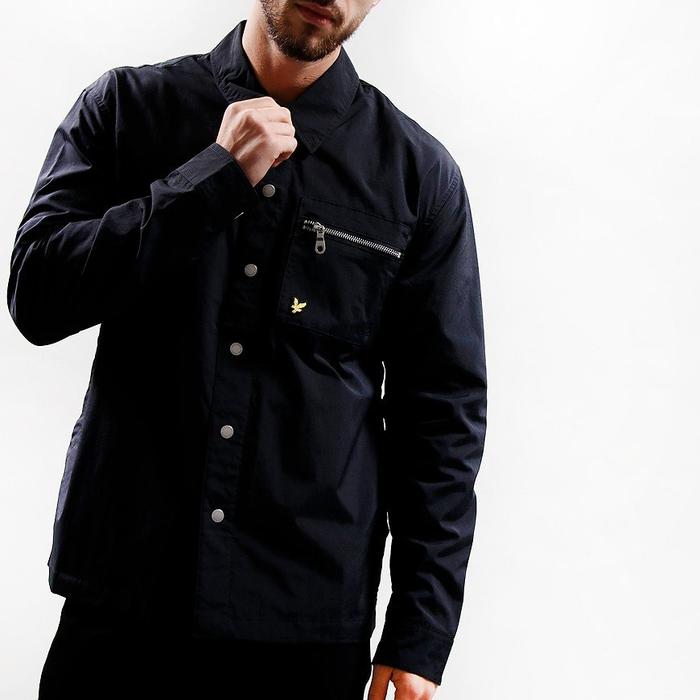 Lyle and Scott Nylon Overshirt Jacket Black Original