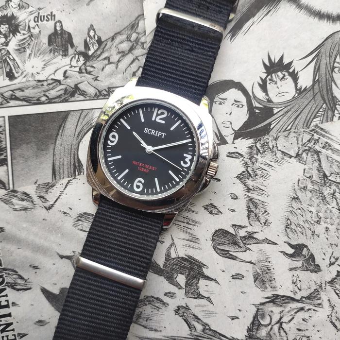 jam tangan Script Jaxis 001