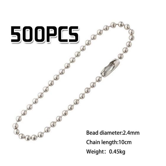 Rantai Biji Lada Rantai Kuku Rantai Hang Tag 10cm