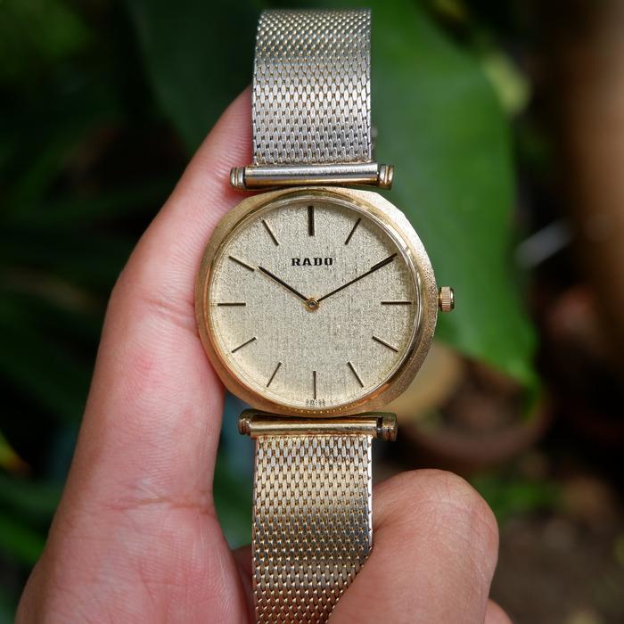 Rare Rado 563 9001 2 Gold Plated Automatic Watch