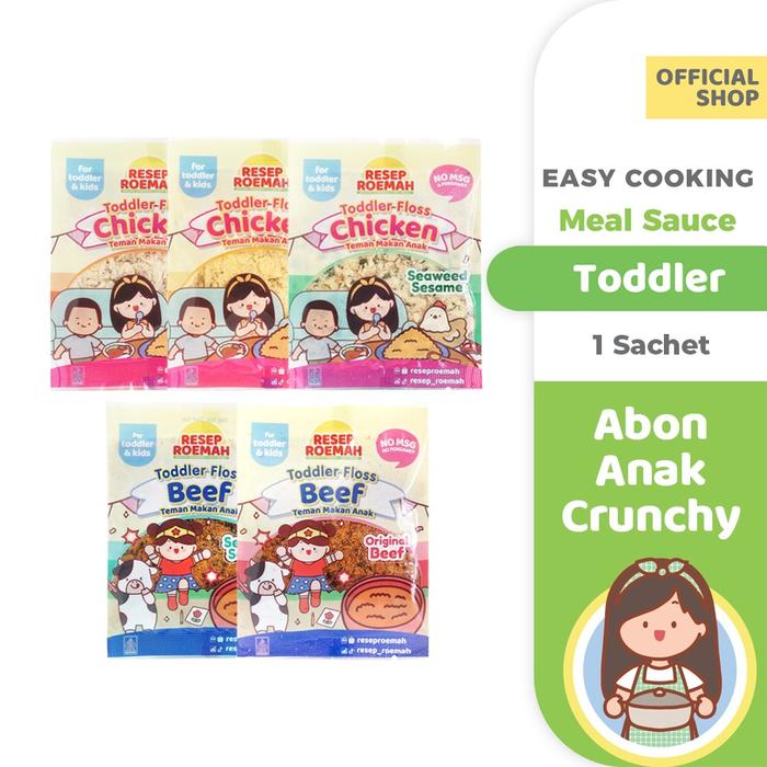 Resep Roemah Abon Anak Crunchy / Abon Ayam Sapi Ikan / BB Booster Beef Chicken Fish Floss / Halal MP