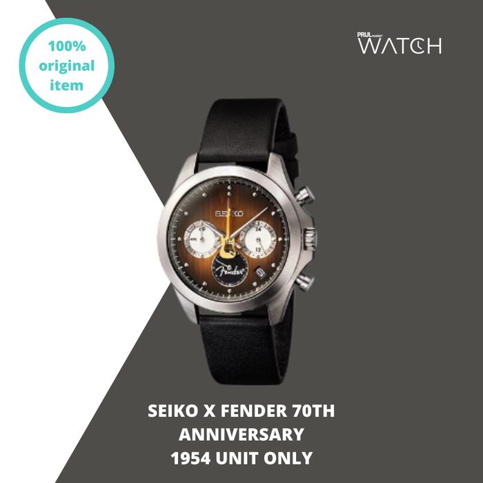 Seiko X Fender Stratocaster 70th Anniversary Official Watch - Jam Tangan Original