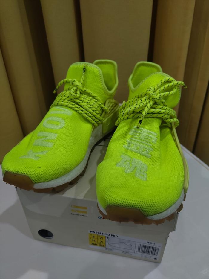 Adidas NMD Hu PRD Solar Yellow Size 41 1/3