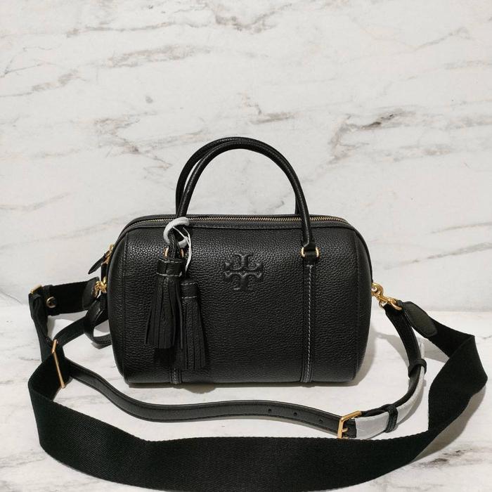 tas wanita tb thea small satchel black ss