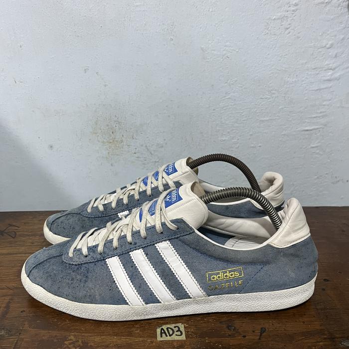 Sepatu second ori adidas gazelle og blue size 44