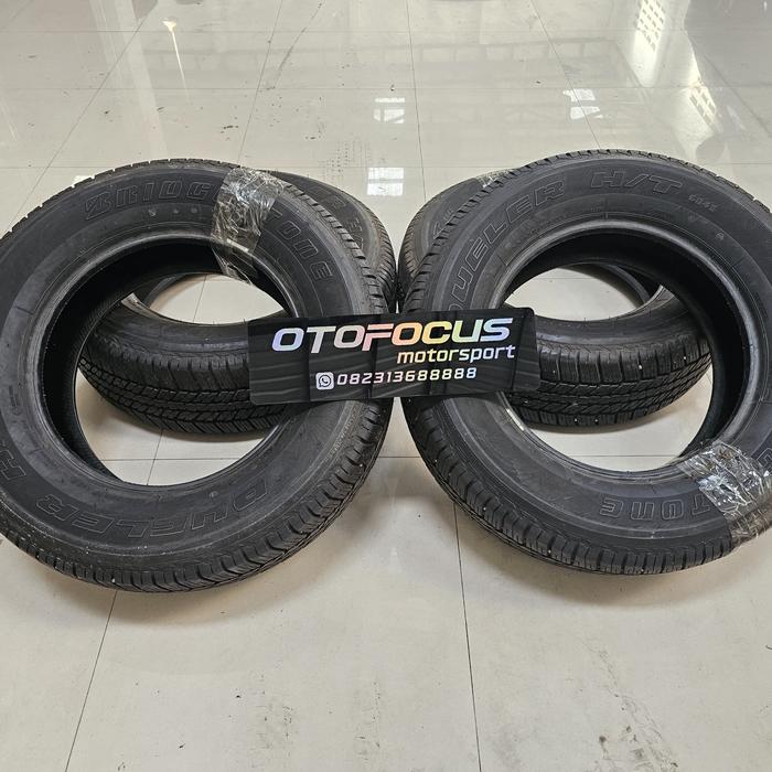 BAN BRIDGESTONE 255/65/r17 255 65 17 thn 2022 tebal 90% dueler h/t 255/65/17 navara hilux triton dou