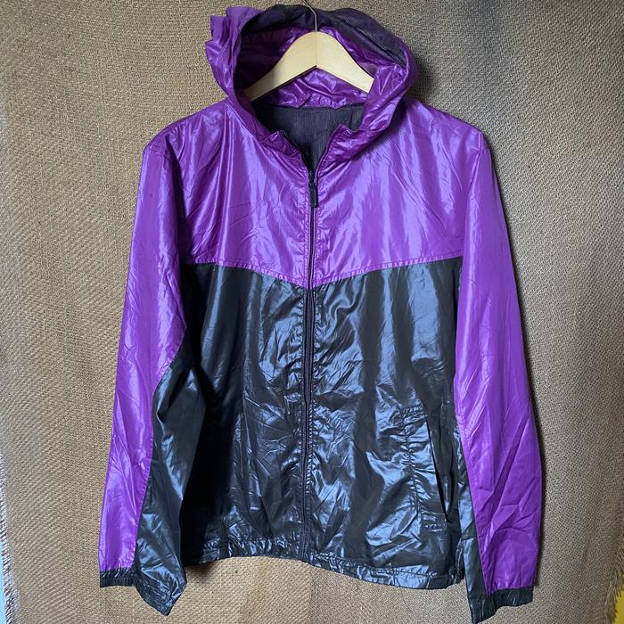 Uniqlo Colorblock Brown Purple Jacket Man